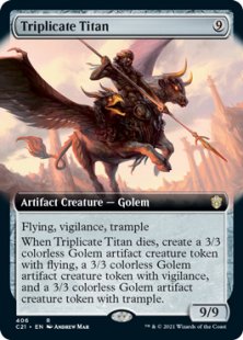 Triplicate Titan (extended art)