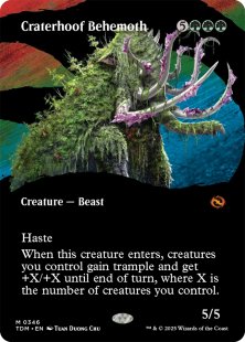 Craterhoof Behemoth (#346) (borderless)