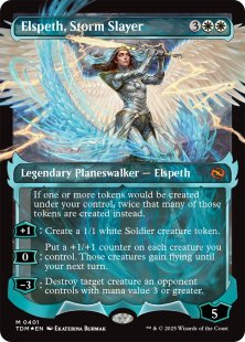 Elspeth, Storm Slayer (#401) (foil) (showcase)