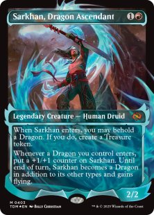 Sarkhan, Dragon Ascendant (#403) (foil) (showcase)