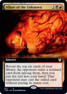 Allure of the Unknown (foil) (extended art)