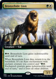 Bronzehide Lion (foil) (extended art)