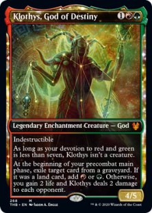 Klothys, God of Destiny (foil) (showcase)