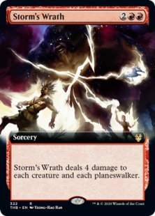 Storm's Wrath (foil) (extended art)