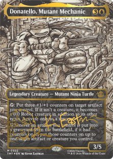 Donatello, Mutant Mechanic (#302) (foil) (borderless)