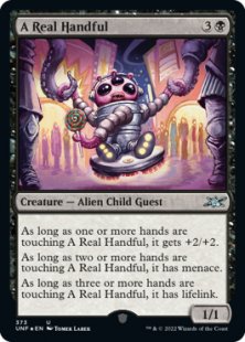 A Real Handful (#373) (galaxy foil)