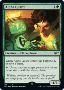 Alpha Guard (#417) (galaxy foil)