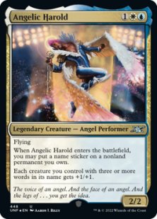 Angelic Harold (#448) (galaxy foil)