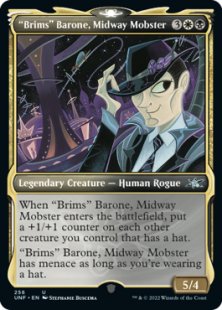 "Brims" Barone, Midway Mobster (foil) (showcase)