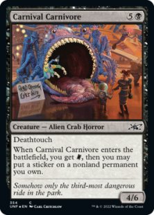 Carnival Carnivore (#354) (galaxy foil)