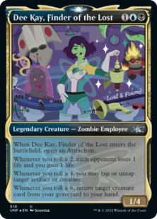 Dee Kay, Finder of the Lost (#510) (galaxy foil) (showcase)
