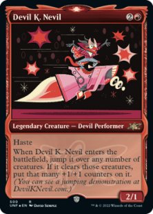 Devil K. Nevil (#500) (galaxy foil) (showcase)