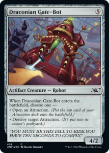 Draconian Gate-Bot (#474) (galaxy foil)