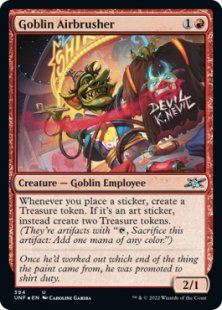 Goblin Airbrusher (#394) (galaxy foil)