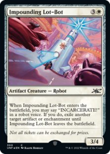 Impounding Lot-Bot (#300) (galaxy foil)