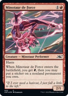 Minotaur de Force (#400) (galaxy foil)