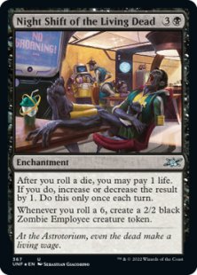 Night Shift of the Living Dead (#367) (galaxy foil)