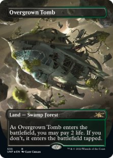 Overgrown Tomb (galaxy foil) (borderless)