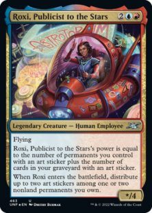 Roxi, Publicist to the Stars (#463) (galaxy foil)