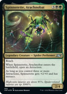 Spinnerette, Arachnobat (#466) (galaxy foil)