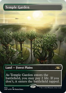 Temple Garden (galaxy foil) (borderless)