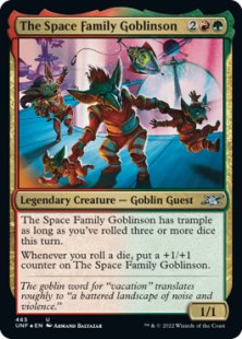 The Space Family Goblinson (#465) (galaxy foil)