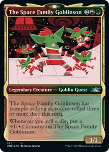 The Space Family Goblinson (#521) (galaxy foil) (showcase)