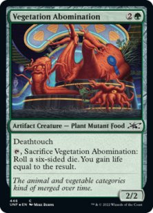 Vegetation Abomination (#446) (galaxy foil)