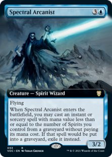 Spectral Arcanist (extended art)