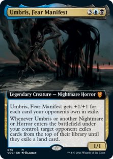 Umbris, Fear Manifest (extended art)