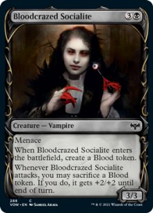 Bloodcrazed Socialite (foil) (showcase)