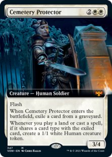 Cemetery Protector (extended art)