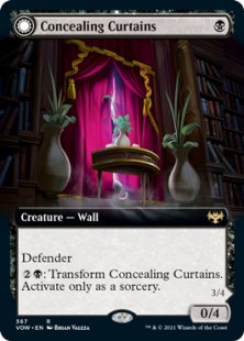Concealing Curtains (foil) (extended art)