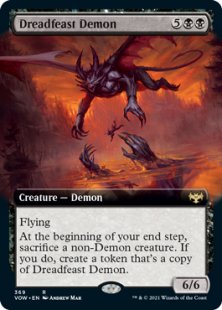 Dreadfeast Demon (foil) (extended art)