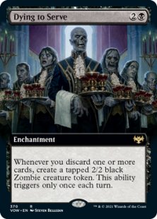 Dying to Serve (foil) (extended art)