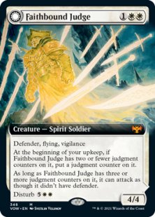 Faithbound Judge (foil) (extended art)