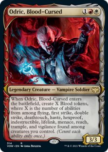 Odric, Blood-Cursed (foil) (showcase)