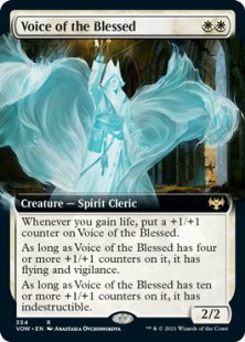 Voice of the Blessed (foil) (extended art)
