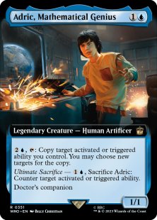 Adric, Mathematical Genius (foil) (extended art)