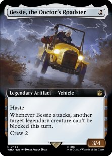 Bessie, the Doctor's Roadster (foil) (extended art)