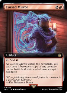 Cursed Mirror (foil) (extended art)