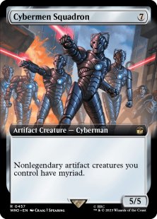 Cybermen Squadron (foil) (extended art)