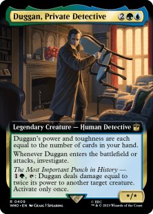 Duggan, Private Detective (extended art)