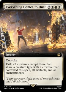 Everything Comes to Dust (foil) (extended art)