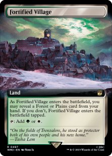 Fortified Village (foil) (extended art)