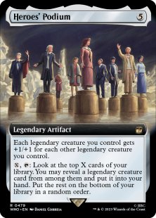 Heroes' Podium (foil) (extended art)