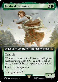 Jamie McCrimmon (surge foil) (extended art)