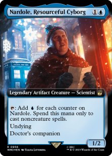 Nardole, Resourceful Cyborg (surge foil) (extended art)