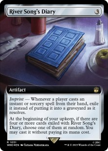 River Song's Diary (surge foil) (extended art)