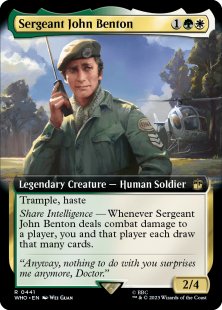 Sergeant John Benton (extended art)